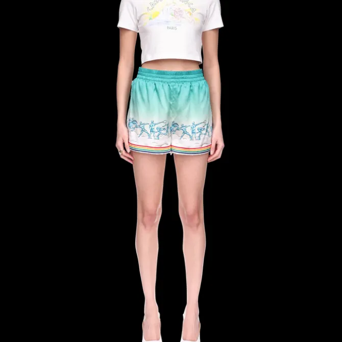 La Déesse Du Stade Silk Shorts