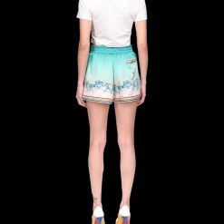 La Déesse Du Stade Silk Shorts
