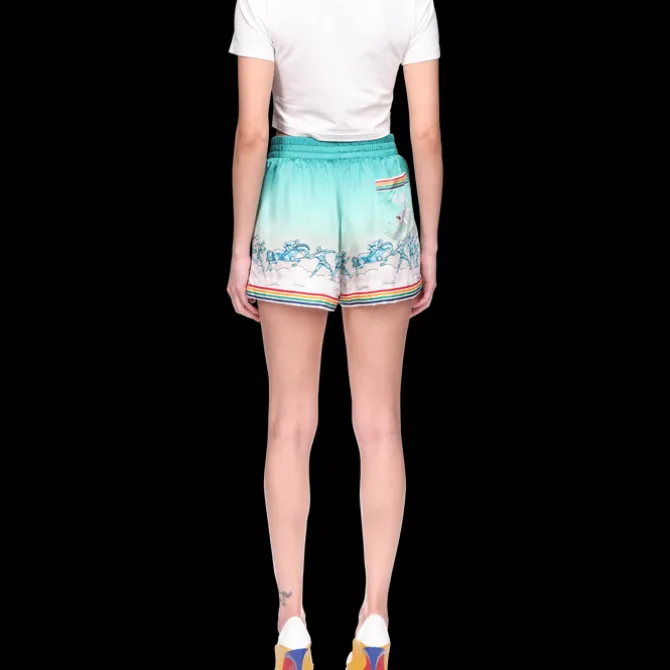 La Déesse Du Stade Silk Shorts