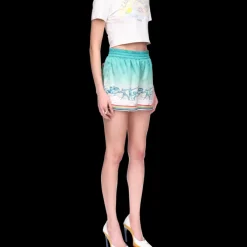 La Déesse Du Stade Silk Shorts