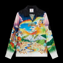 La Musique Long Sleeve Silk Shirt