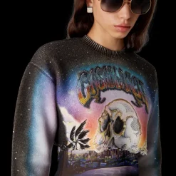 La Prémonition Cashmere Blend Cropped Jumper