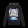 La Prémonition Crystal Embellished Zip Hooded Sweatshirt