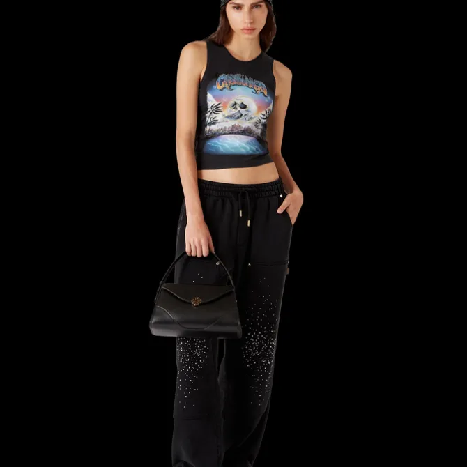 La Prémonition Crystal Embellished Sweatpants