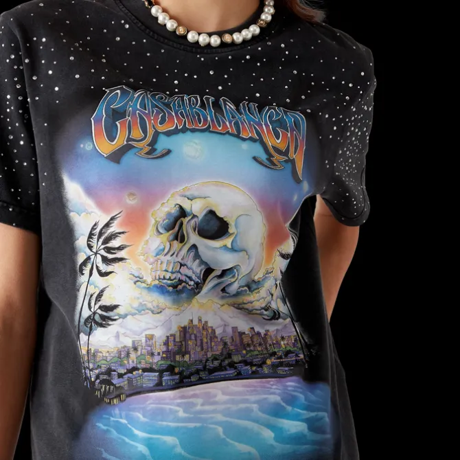La Prémonition Crystal Embellished T-Shirt