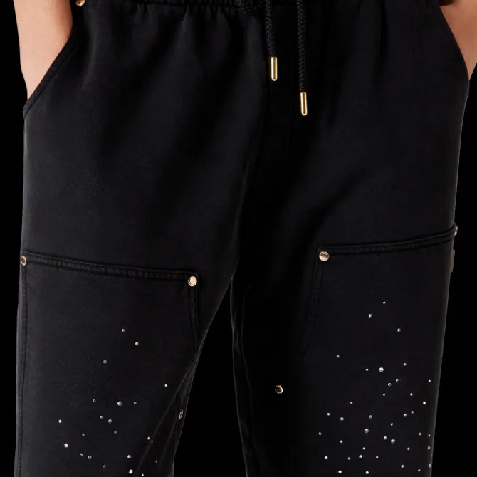 La Prémonition Crystal Embellished Sweatpants