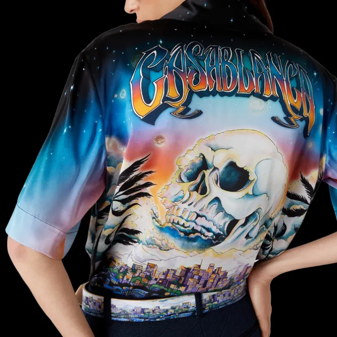 La Prémonition Short Sleeve Silk Shirt