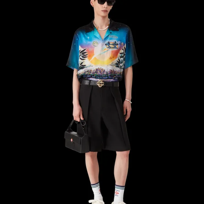 La Prémonition Short Sleeve Silk Shirt