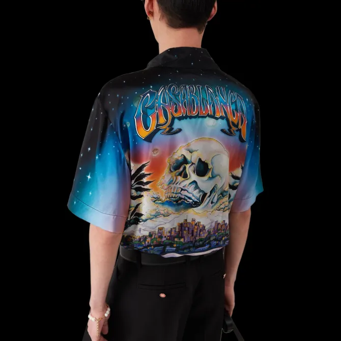 La Prémonition Short Sleeve Silk Shirt