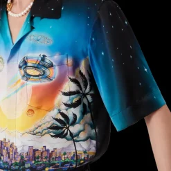 La Prémonition Short Sleeve Silk Shirt