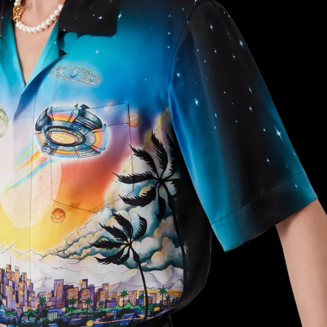 La Prémonition Short Sleeve Silk Shirt