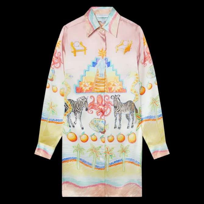 L'Arbre De Vie Button Through Dress