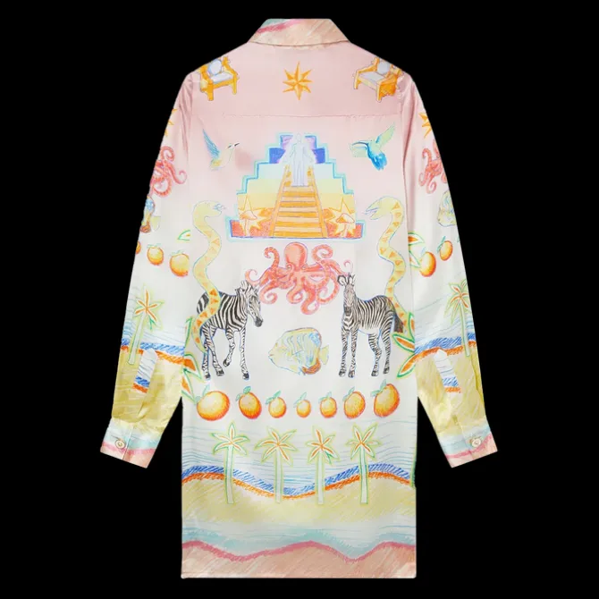 L'Arbre De Vie Button Through Dress