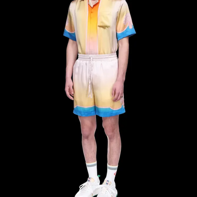 L'Arc Coloré Silk Shorts