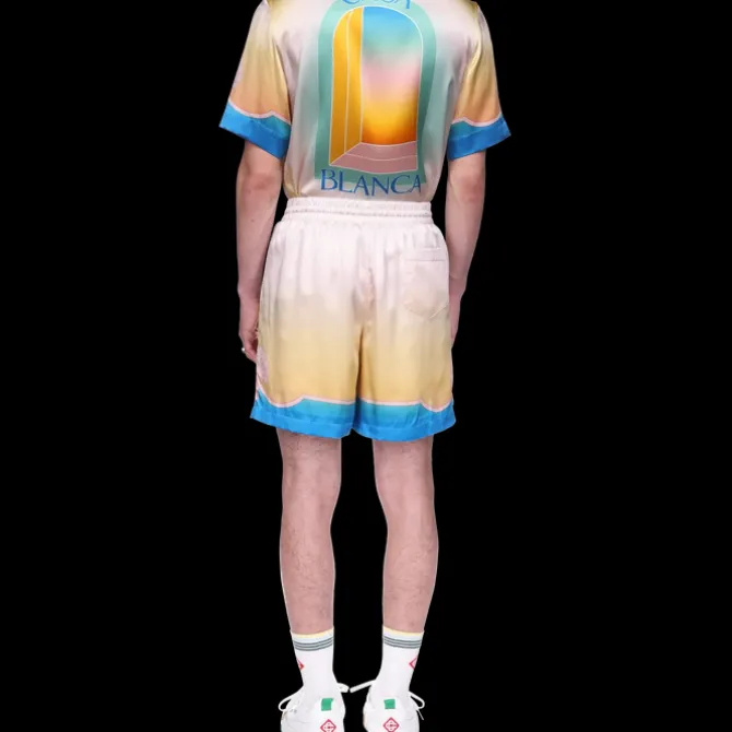 L'Arc Coloré Silk Shorts