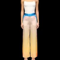 L'Arc Coloré Silk Trousers