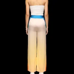 L'Arc Coloré Silk Trousers