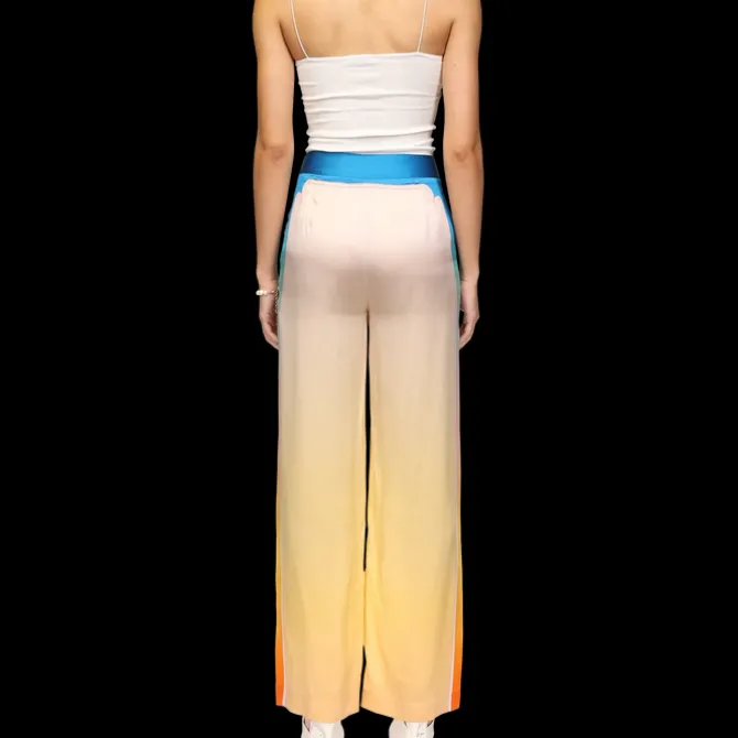 L'Arc Coloré Silk Trousers