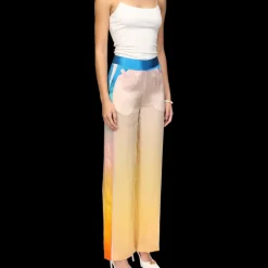 L'Arc Coloré Silk Trousers