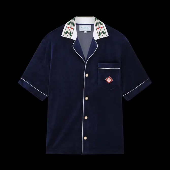 Laurel Velour Short Sleeve Shirt