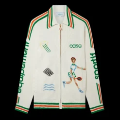 Le Jeu Intarsia Knit Jacket