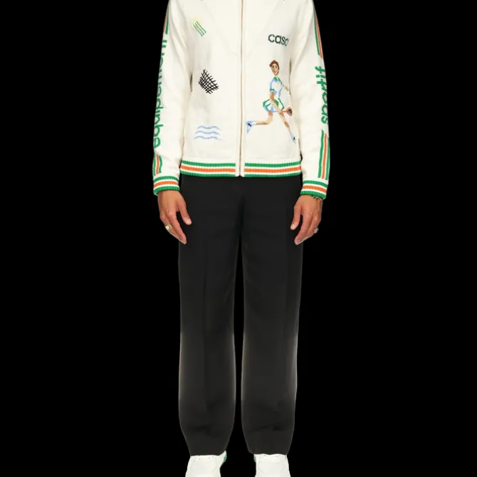 Le Jeu Intarsia Knit Jacket