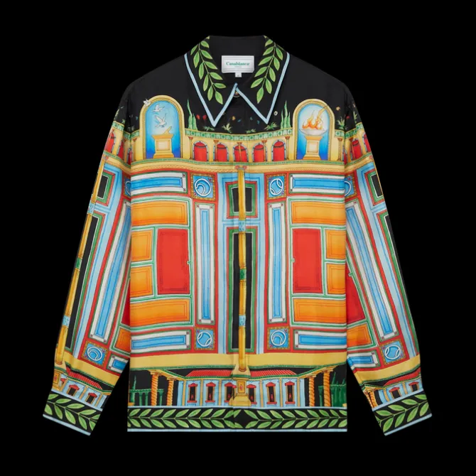 Le Palais En Fleur Silk Shirt