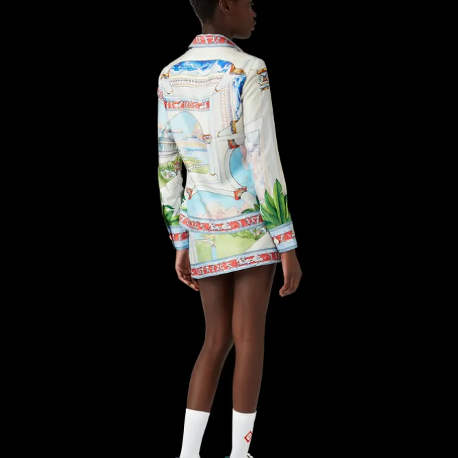 Le Passage Long Sleeve Silk Shirt