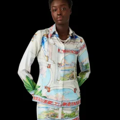 Le Passage Long Sleeve Silk Shirt