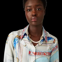 Le Passage Long Sleeve Silk Shirt