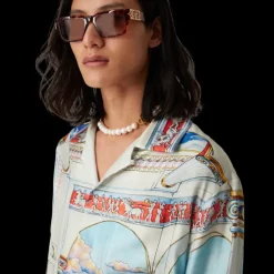 Le Passage Long Sleeve Silk Shirt