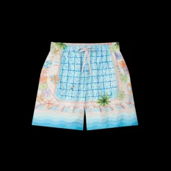 Le Plongeon Silk Shorts