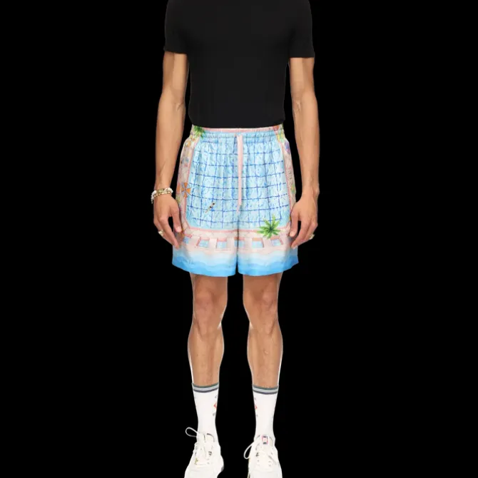Le Plongeon Silk Shorts
