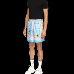Le Plongeon Silk Shorts