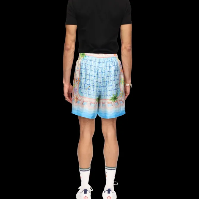 Le Plongeon Silk Shorts