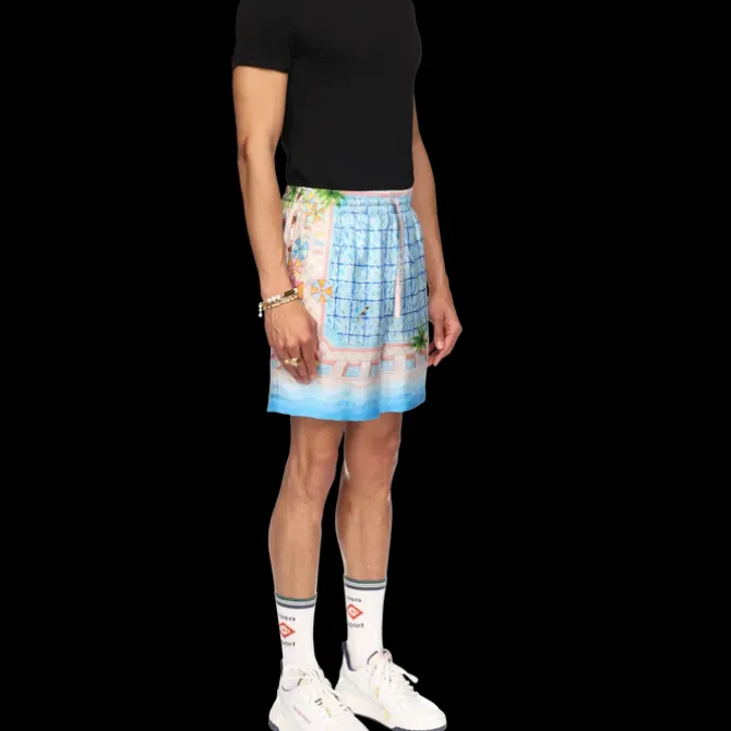 Le Plongeon Silk Shorts