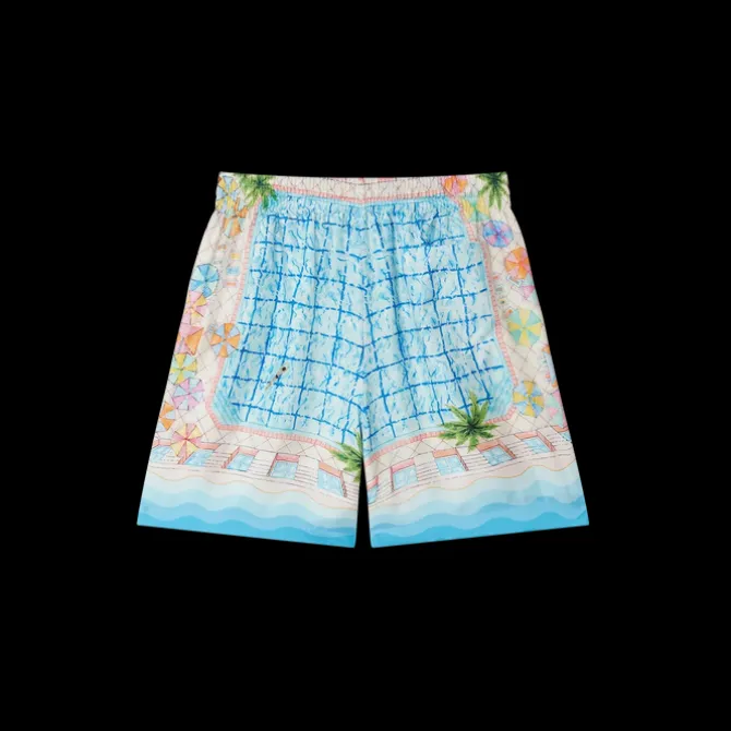 Le Plongeon Silk Shorts
