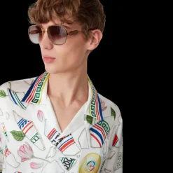 Le Vase Brise Short Sleeve Silk Shirt