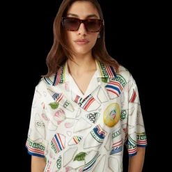 Le Vase Brise Short Sleeve Silk Shirt
