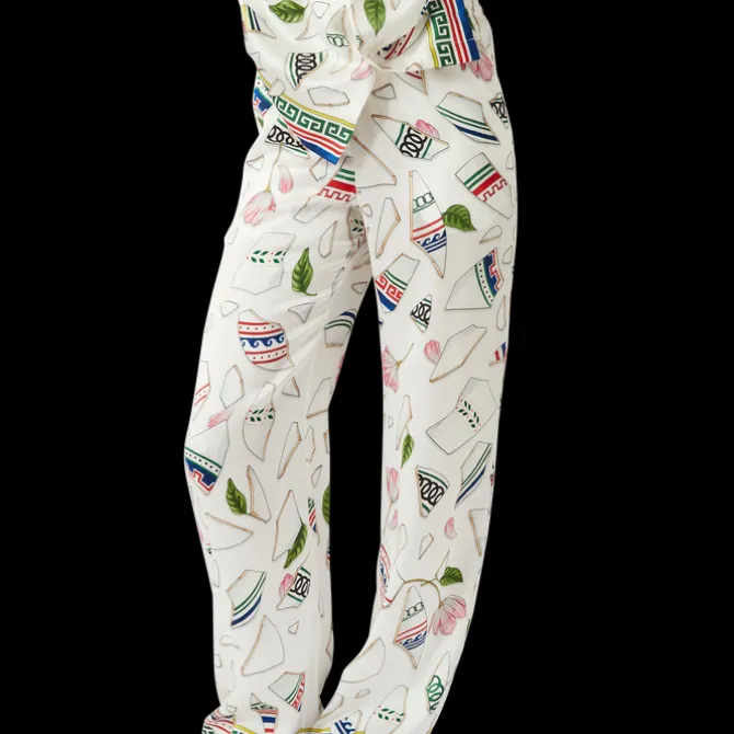 Le Vase Brise Silk Trousers