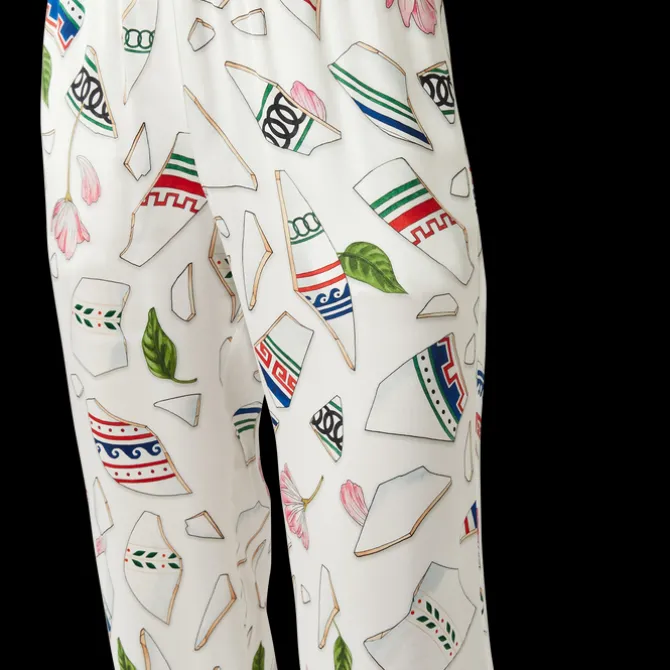 Le Vase Brise Silk Trousers