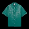 Leather Short Sleeve Shirt