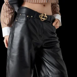 Leather Skater Shorts