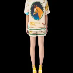 L'Ecurie Blanche Silk Shirt