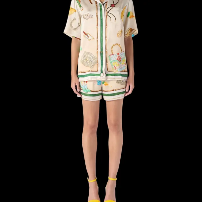 L'Ecurie Blanche Silk Shirt