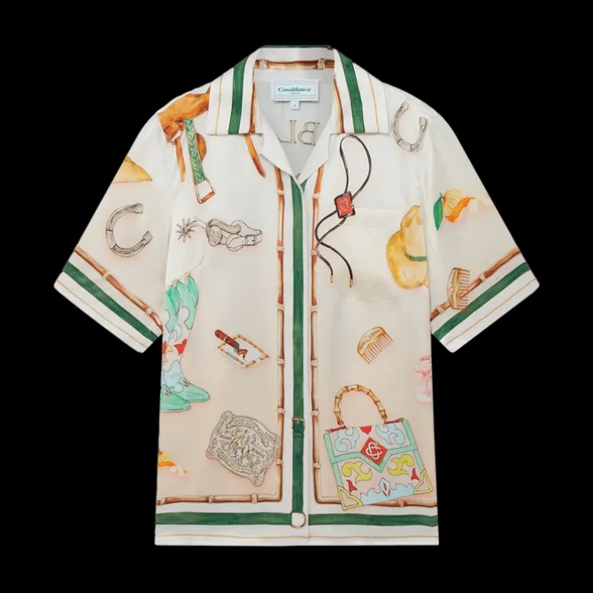 L'Ecurie Blanche Silk Shirt