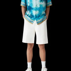 Linen Pleated Shorts