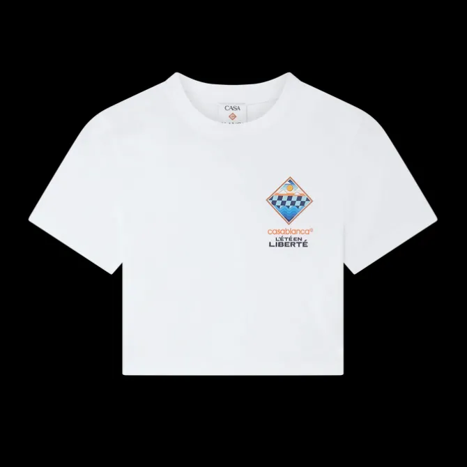 L'été En Liberté Cropped T-Shirt