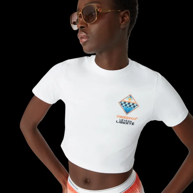 L'été En Liberté Cropped T-Shirt