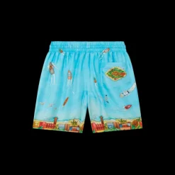 Maison Sur Piloti Silk Shorts